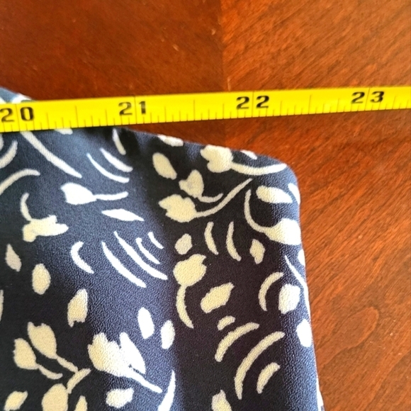 Loft Green Floral Shift Racerback Tank Top Size XL - Picture 6 of 9